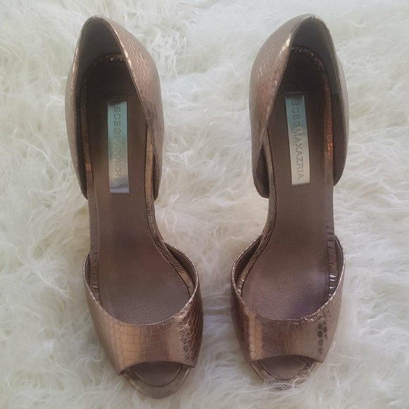 BCBG MaxAzria | Osario Leather D'Orsay Platforms - Picture 6 of 8